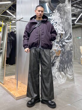 はのやんさん（メンズ・182cm）の冬コーディネート