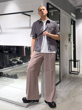 はのやんさん（メンズ・182cm）の春コーディネート