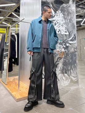 はのやんさん（メンズ・182cm）の冬コーディネート