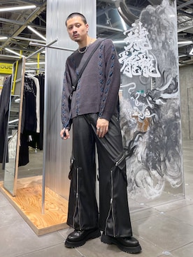 はのやんさん（メンズ・182cm）の冬コーディネート