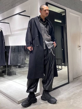 「HARE（ハレ）のアイテム（ジャケット/アウター）」を使った、はのやんさん（メンズ・182cm）の冬コーディネート