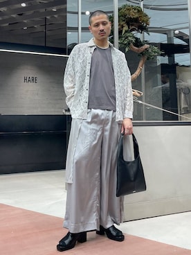 「HARE」｜はのやんさん（メンズ・182cm）の春コーディネート