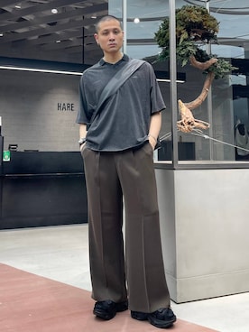 「アイテム（アクセサリー）」を使った、はのやんさん（メンズ・182cm）の夏コーディネート