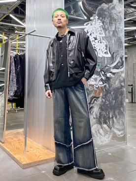 はのやんさん（メンズ・182cm）の秋コーディネート