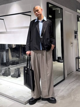 はのやんさん（メンズ・182cm）の冬コーディネート