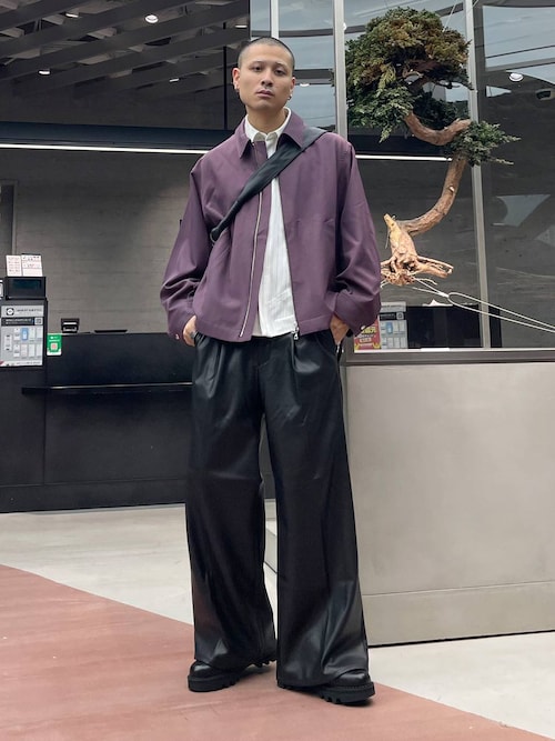 HARE掛けるado スラックス HAREのパンツを使ったコーディネート(ZOZOTOWN Yahoo!店