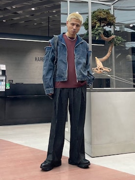 はのやんさん（メンズ・182cm）の秋コーディネート