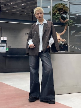 はのやんさん（メンズ・182cm）の秋コーディネート