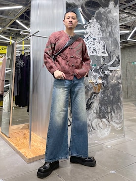 はのやんさん（メンズ・182cm）の冬コーディネート