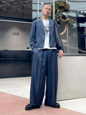 はのやんさん（メンズ・182cm）の秋コーディネート