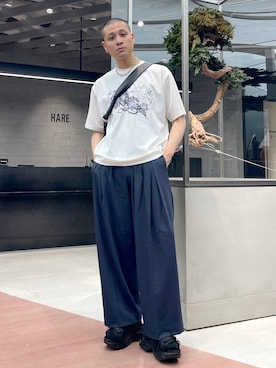 はのやんさん(メンズ・182cm)の夏コーディネート