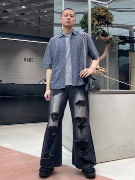 はのやんさん(メンズ・182cm)の春コーディネート