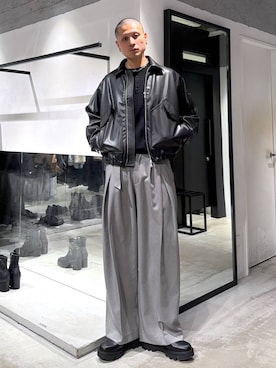 はのやんさん（メンズ・182cm）の冬コーディネート