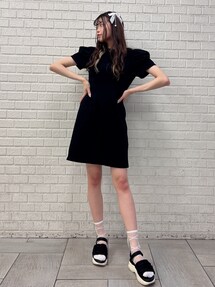 TULLE SKIRT SET MINI OP/チュールスカートセットミニワンピース 