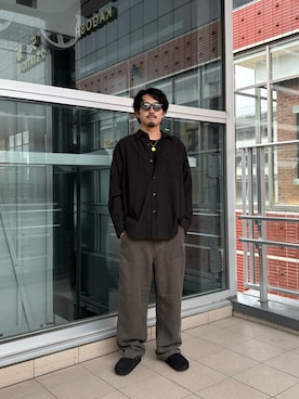 豊　浩樹さん（骨格ストレート・メンズ・175cm）の秋コーディネート