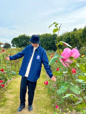 「RAF SIMONS（ラフシモンズ）のアイテム（ジャケット/アウター）」を使った、センセーさん（メンズ・183cm）の秋コーディネート