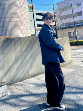 「マルジェラ」｜「アイテム（ジャケット/アウター）」を使った、センセーさん（メンズ・183cm）の冬コーディネート