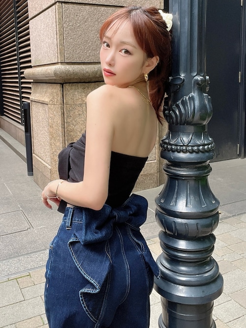 バックリボンデニムパンツ（デニムパンツ）｜RESEXXY