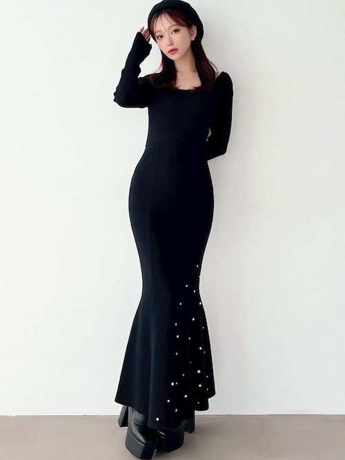 y♡ページ　マーメード ヘムルミナスマーメイドニットワンピース（ワンピース）｜RESEXXY