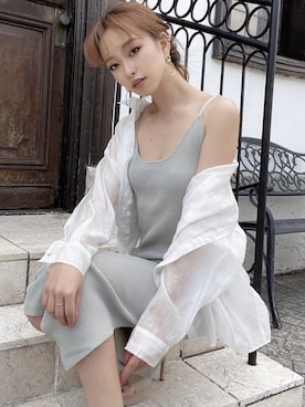 ERIKAさん（レディース・157cm）の春コーディネート