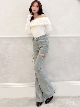 「RESEXXY（リゼクシー）のアイテム」を使った、ERIKAさん（レディース・157cm）の秋コーディネート