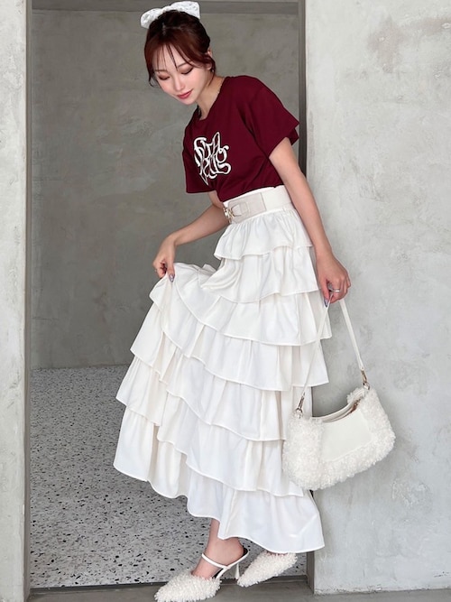 セール】オーバーラップフリルスカート（スカート）｜RESEXXY