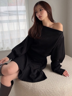 ERIKAさん（骨格ウェーブ・レディース・157cm）の冬コーディネート