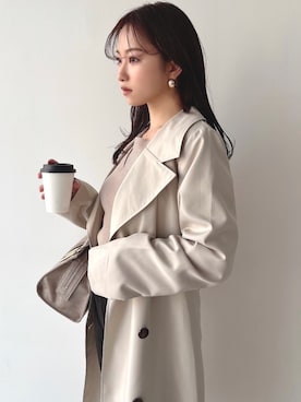 ERIKAさん（レディース・157cm）の冬コーディネート