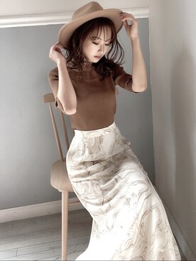 ERIKAさん（レディース・157cm）の冬コーディネート