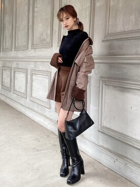 ERIKAさん（レディース・157cm）の秋コーディネート