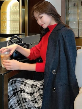 ERIKAさん（レディース・157cm）の秋コーディネート