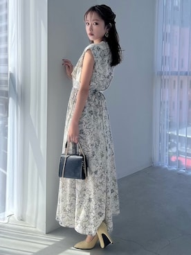 「アイテム（ワンピース、その他）」を使った、ERIKAさん（レディース・157cm）の夏コーディネート