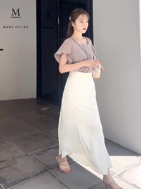 ERIKAさん（レディース・157cm）の夏コーディネート