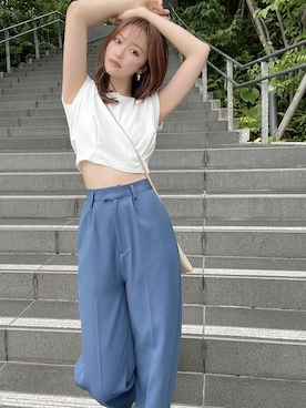 ERIKAさん（レディース・157cm）の夏コーディネート