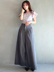 ホースビット付きワイドパンツ｜リゼクシー（RESEXXY）アウトレット