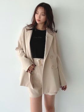 ERIKAさん（レディース・157cm）の冬コーディネート