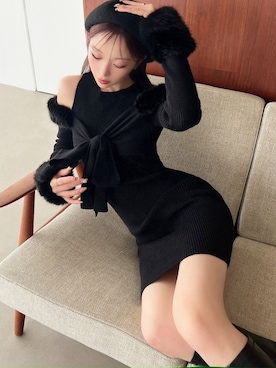 「RESEXXY（リゼクシー）のアイテム」を使った、ERIKAさん（レディース・157cm）の秋コーディネート