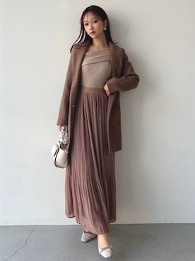 ERIKAさん（レディース・157cm）の冬コーディネート