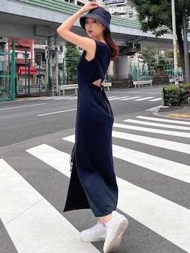 ERIKAさん（レディース・157cm）の夏コーディネート