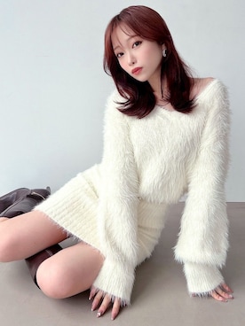 「RESEXXY（リゼクシー）のアイテム（ワンピース）」を使った、ERIKAさん（レディース・157cm）の秋コーディネート