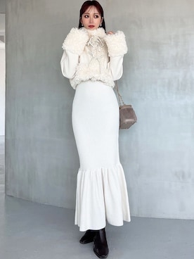 「RESEXXY（リゼクシー）のアイテム（ワンピース）」を使った、ERIKAさん（レディース・157cm）の秋コーディネート