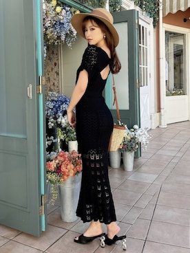 「RESEXXY（リゼクシー）のミックスマテリアルバッグ（ハンドバッグ）」を使った、ERIKAさん（レディース・157cm）の春コーディネート