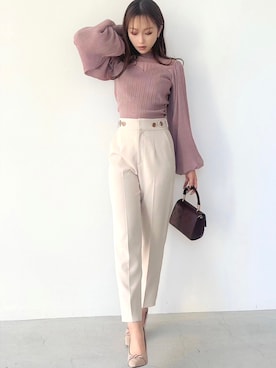 ERIKAさん（レディース・157cm）の冬コーディネート