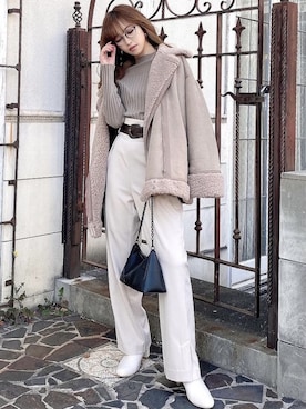 ERIKAさん（レディース・157cm）の冬コーディネート