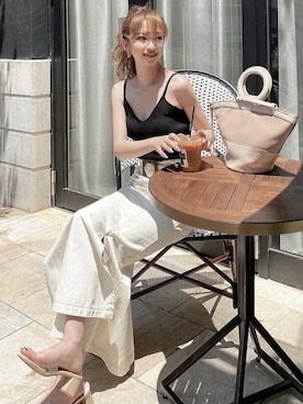 ERIKAさん（レディース・157cm）の夏コーディネート