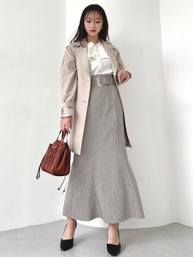 ERIKAさん（レディース・157cm）の冬コーディネート