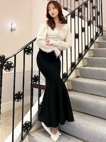 バストギャザーマーメイドワンピース｜リゼクシー（RESEXXY）公式通販