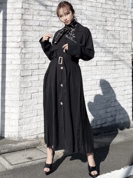 ERIKAさん（レディース・157cm）の冬コーディネート