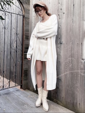 ERIKAさん（レディース・157cm）の冬コーディネート