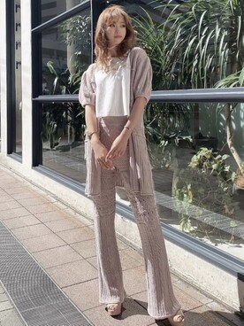 ERIKAさん（レディース・157cm）の春コーディネート